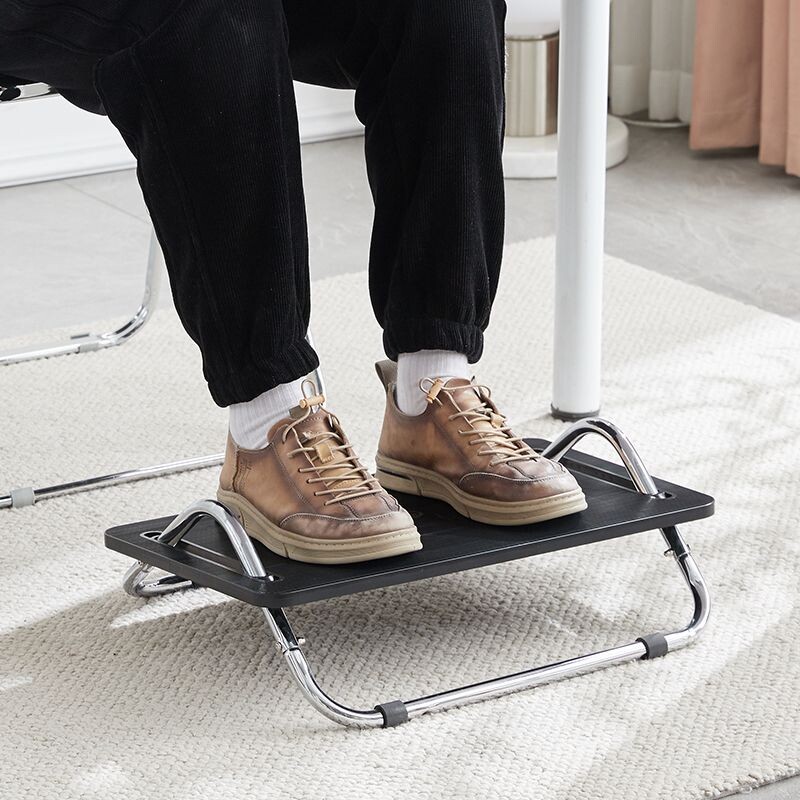 d宜家达格托脚踏板防翘二郎腿搁脚凳办公室脚踏凳可调节工位踩脚