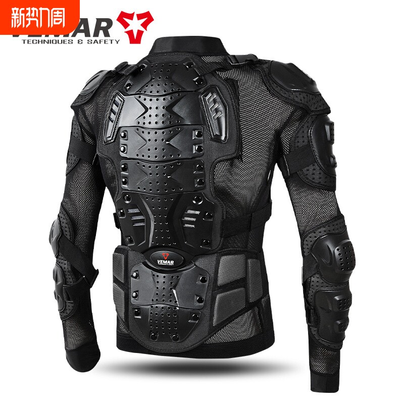 摩托车护甲衣骑行防摔护肘护具越野机车护胸盔甲骑士护腰装备全套