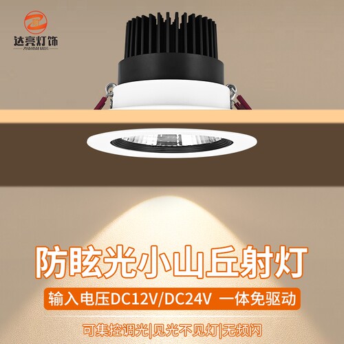 低压12V24V高亮聚光COB射灯