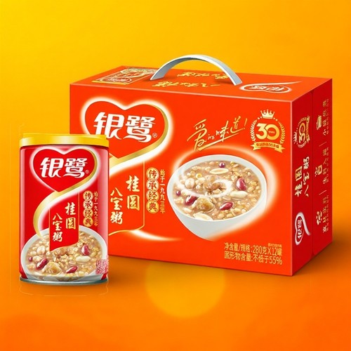 银鹭桂圆八宝粥|回购1万次