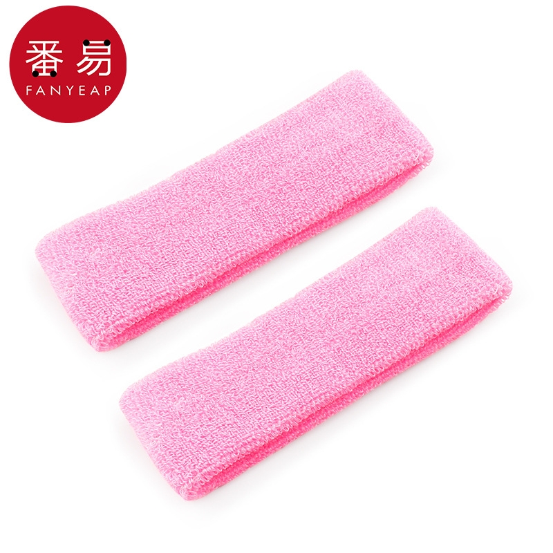 头巾/运动AC1sl001-粉红色跑步束发发带瑜伽头巾运动健身吸汗头带