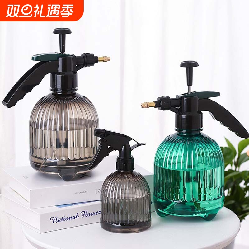 高品质气压式喷壶耐用洒水壶植物盆栽浇菜园艺工具家用手提细雾器