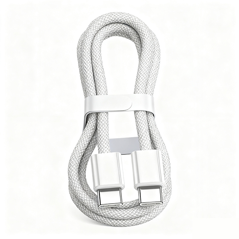 数据线适用苹果iPhone15/16/17充电线双typec1.5米单条装炫彩编织