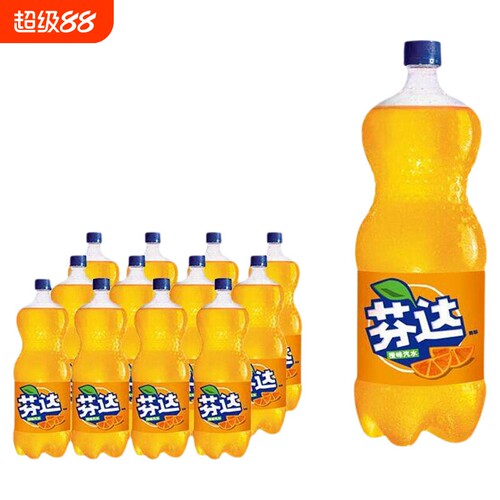 可口可乐888ml*12大瓶雪碧芬达