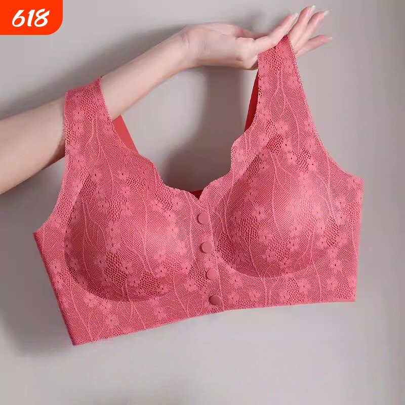 前扣妈妈款美背内衣背心式舒适柔软无钢圈上托聚拢无痕文胸女孕妇
