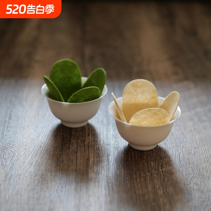 日式毛毡杯隔垫片茶杯分隔垫茶具配件隔杯垫防磕碰