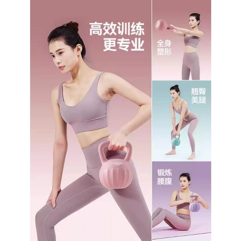 壶铃女士健身家用哑铃练臀提壶哑铃男士6KG翘臀神器专业锻炼器材
