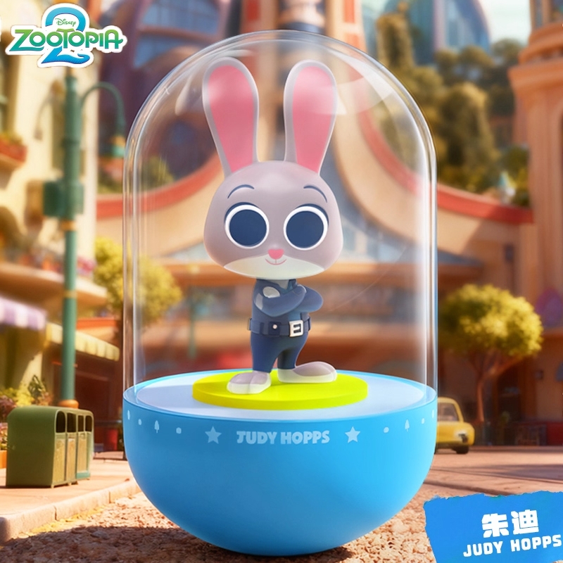 正版迪士尼疯狂动物城盲盒正版电影周边小夜灯发光手办男女生礼物