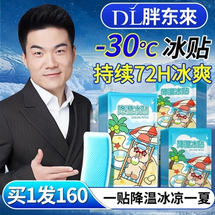 夏季解暑神器降温冰凉贴冰贴清凉学生退热散热贴夏天防暑吸热物理