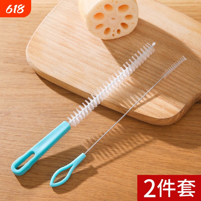藕洞清洗刷奶瓶吸管刷杯刷毛刷宝宝奶嘴杯子清洁小刷子家用好物