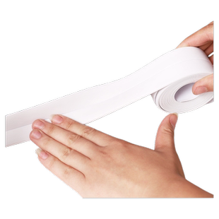 厨房水槽美缝贴防水防水贴马桶封边胶挡水条台面浴室缝隙灶台防霉