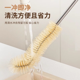 木柄杯刷长柄刷子家用洗杯刷奶瓶水杯无死角厨房杯子瓶子清洁神器