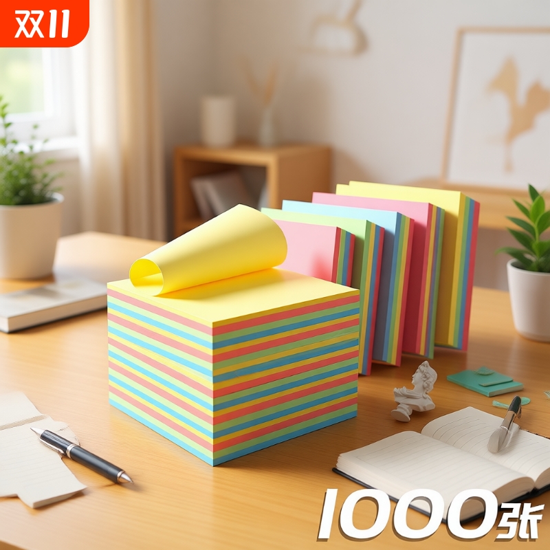 彩色自粘便签本|超1万次加购