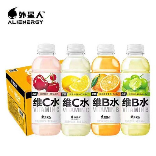 外星人维c水维b水500ml*12瓶