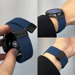 适用华为gt4表带gt5pro编织gt3尼龙gt4gt3pro新款gt2watch4pro磁吸watch5男女gs3i荣耀e智能手表22mm金属表盘
