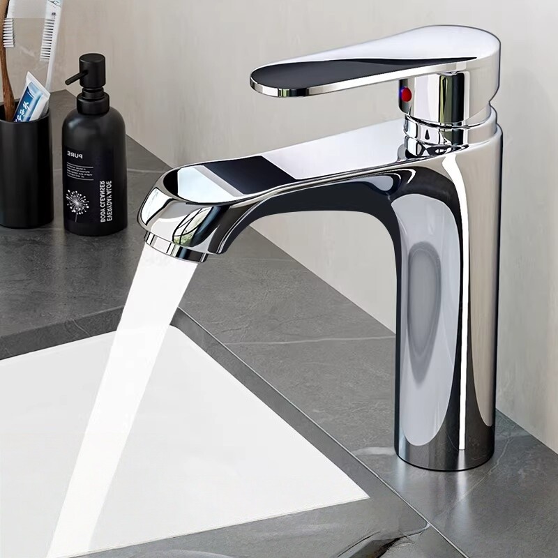 精铜洗手盆洗脸盆水龙头卫生间冷热水面盆台盆家用洗手台洗漱单冷