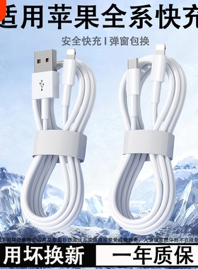 苹果充电线数据线驯龙师适用iPhone1615promax141317器PD30w手机11/XR快充8p车载iPad平板12闪充2米7plus20w