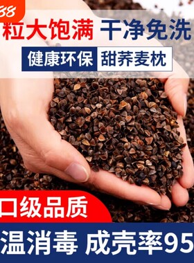 荞麦壳散装10斤免洗荞麦皮儿童夏凉枕芯填充物成人全荞麦枕头