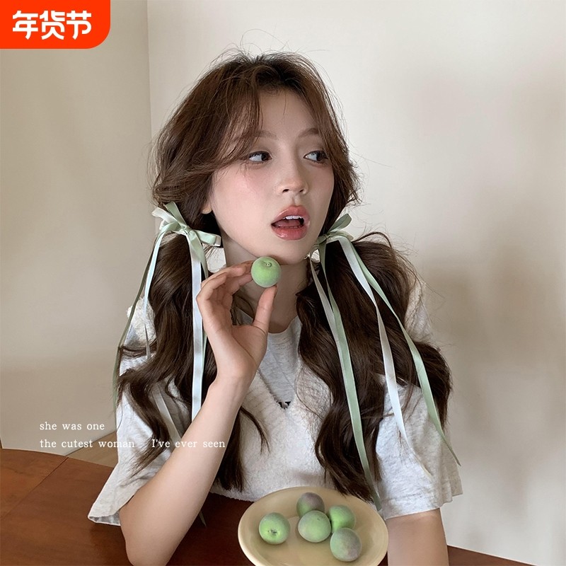 粉色芭蕾风蝴蝶结蕾丝飘带发夹双马尾丝带绑发编发卡头饰鸭嘴夹子,饰品/流行首饰/时尚饰品新,发饰,淘宝优惠券,粉丝福利购,淘宝优惠卷