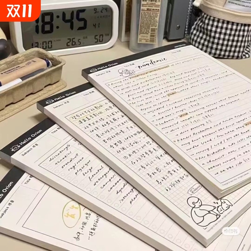 小红书同款B5相机女孩拍纸本简约拍纸本可撕笔记本多功能计划学习