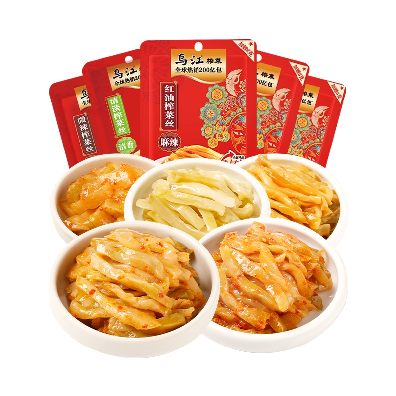 乌江轻盐榨菜80g|超7000次加购