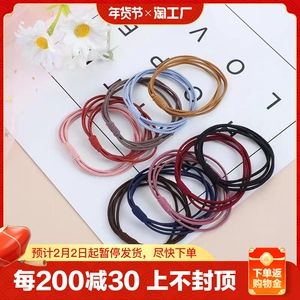 如翼（饰品）韩版简约高颜值头绳网红风橡皮筋高弹力女马尾头绳扎