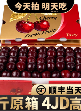 智利进口车厘子新鲜水果礼盒5斤应当季大樱桃3J4J5J整箱顺丰现货