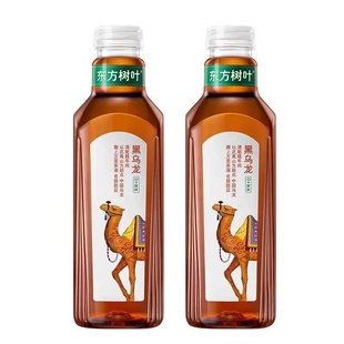 农夫山泉东方树叶黑乌龙茶900ml*6瓶大瓶装0糖0卡0脂茶饮料普洱