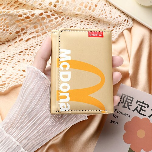 M记麦麦创意麦门钱包女学生小巧卡包银行卡证件包收纳包零钱包男