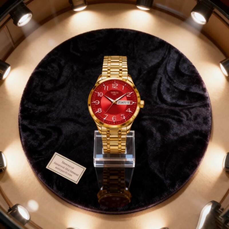 男款手表全自动非机械表正品名牌钢带商务防水石英腕表高级感男士