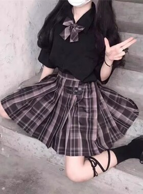 极夜之歌jk制服格裙正版套装全套夏季正版少女裙子短裙百褶裙班服