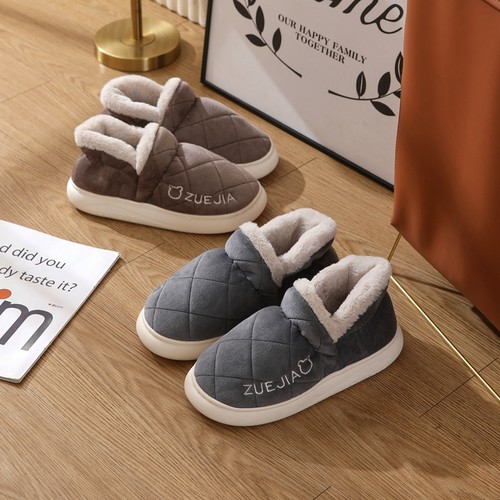 特大码棉鞋保暖防滑耐磨包跟棉拖