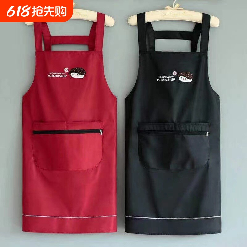 理发店围裙理发师工作服不沾发烫染发廊美发师染发专用防水罩衣