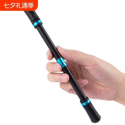 黑色武士专业网红耐摔防滑转转笔