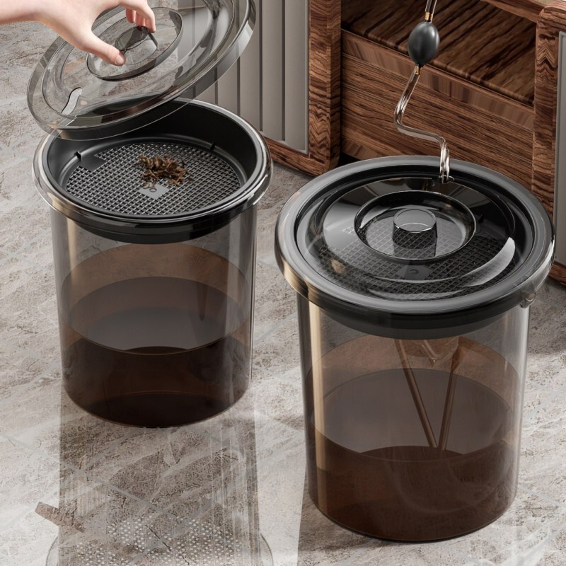 茶水桶废水桶茶叶茶渣桶垃圾排水桶茶台功夫茶具配件排水管办公室