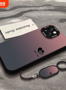 手机壳渐变黑色苹果17promax iphone16promax新款iphone15pro高级感14pro保护套13pm小众12网红1防摔硅胶女款