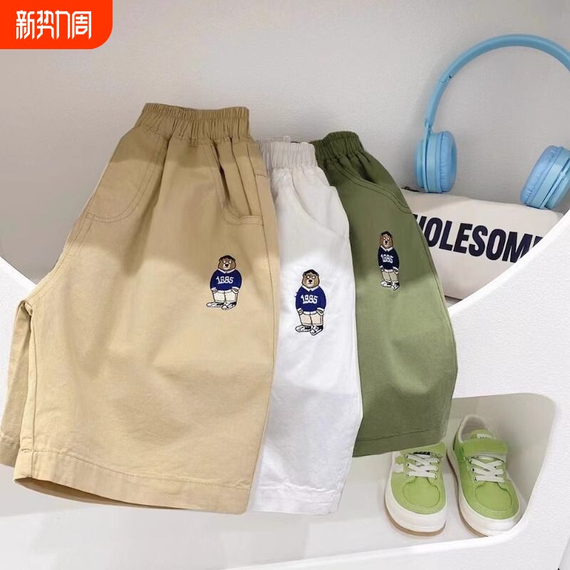 男童短裤夏季外穿2026新款儿童纯棉五分裤夏天中裤薄款宝宝洋气潮