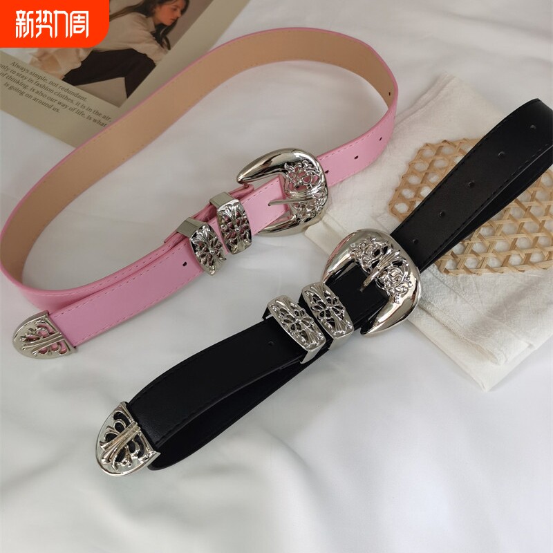 韩系2026新款女士腰带新潮ins风复古百搭时尚潮流气质皮带