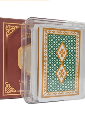 扑克牌塑料防水gyt卜克牌pvc成人加厚胶扑桥牌磨砂普通一盒耐用