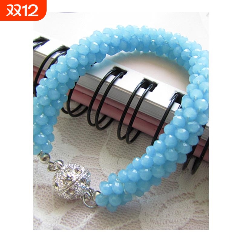 磁扣丝巾吸项链珍珠配件手錬diy磁吸扣手绳尾扣饰品皮带头磁铁