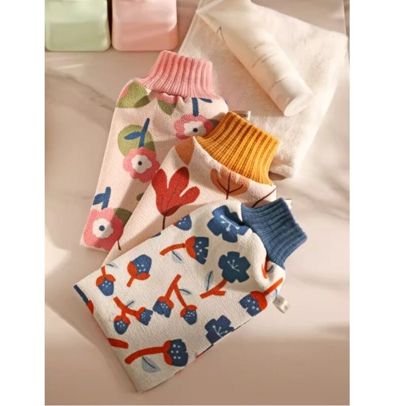 搓澡巾砂质柔软去泥皮肤家用搓澡后背无痛去角质沐浴手套多规格