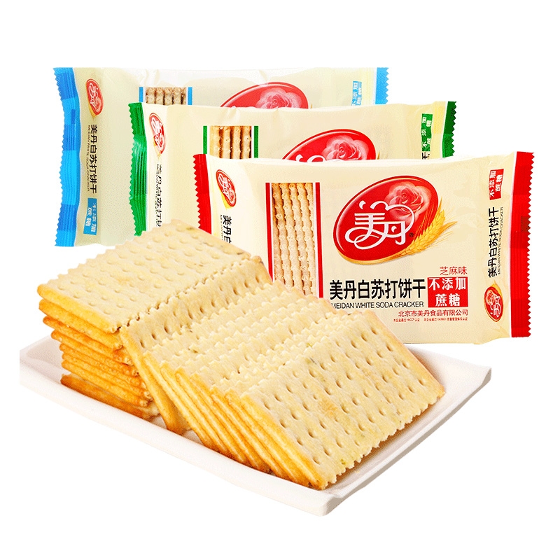 美丹118g白苏打饼干多口味