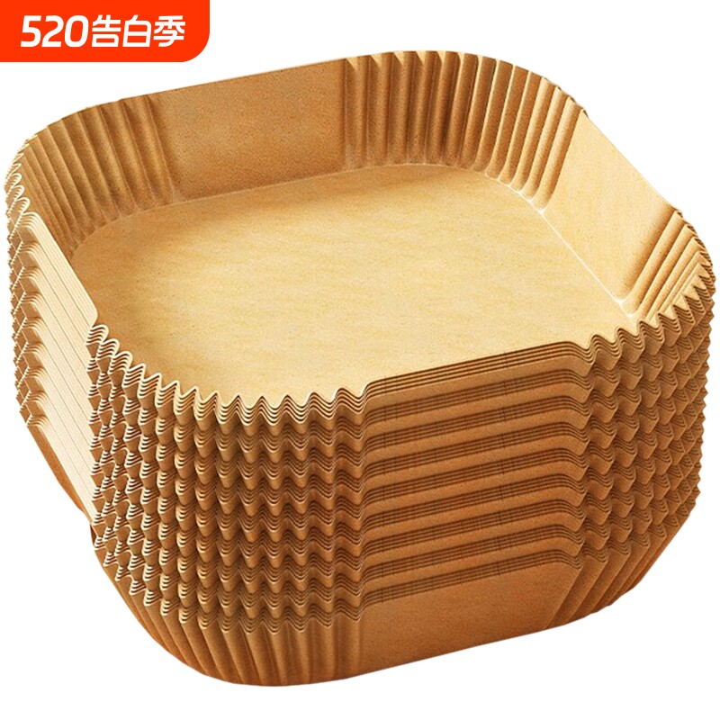 空气炸锅专用纸烤箱吸油垫纸家用食物电炸锅耐高温烘焙硅油纸烧烤