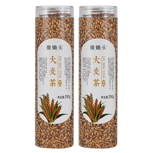 大麦茶烘焙型麦芽醇香炒制250g×2罐