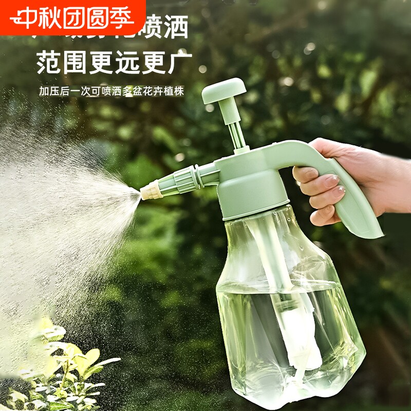 喷壶浇花家用压力洒水壶喷雾器浇水清洁专用气压式喷水壶养花小瓶图片