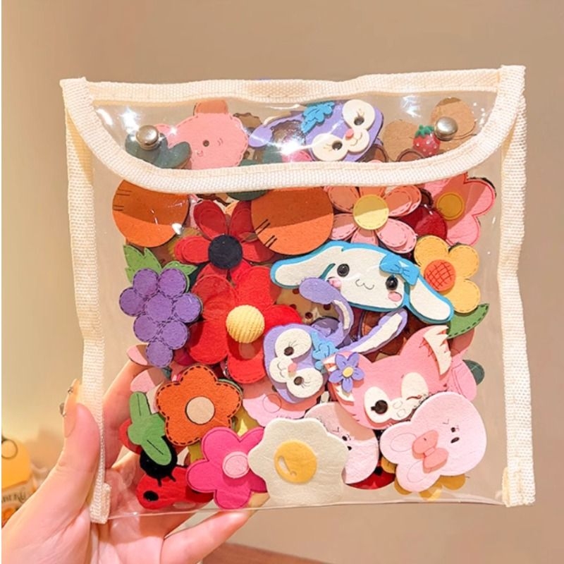 可爱卡通宝宝魔术贴不伤发发帖