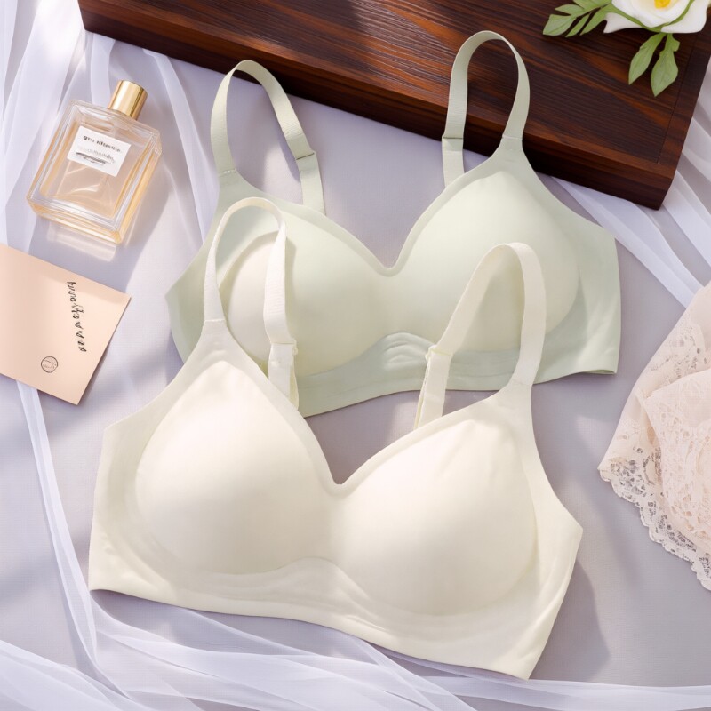 胸内衣女聚拢无痕薄款小胸少女无钢圈文胸罩夏季防下垂收副乳隐形