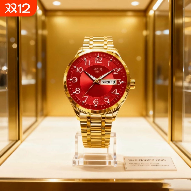 瑞士同款青少年初高中学生手表男款简约潮流全自动机械防水石英表