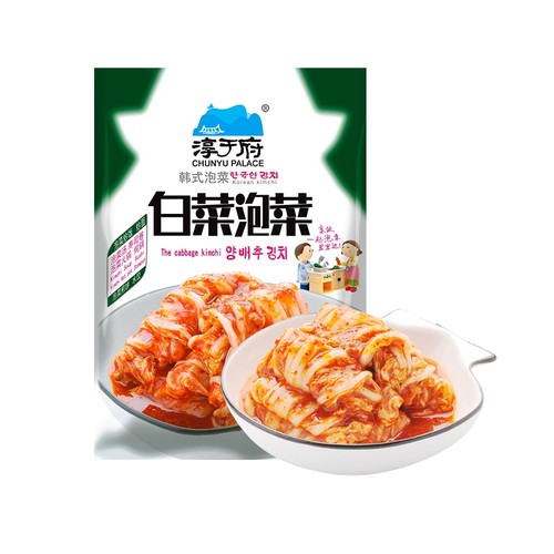 淳于府白菜泡菜100g韩式韩餐料理下饭菜佐餐火锅袋装拌饭辣椒酱