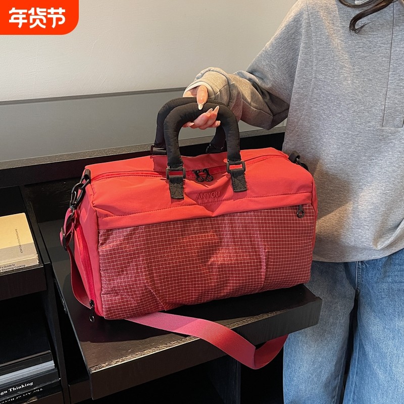 大容量装衣服行李包旅游手提短途出差旅行包健身包轻便待产收纳包